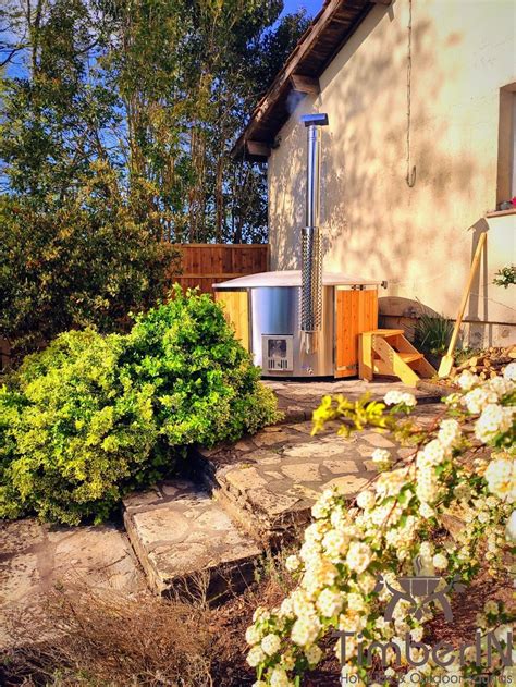 Hot Tub Pot Badefass Mit Sprudel Massaged Sen Timberin