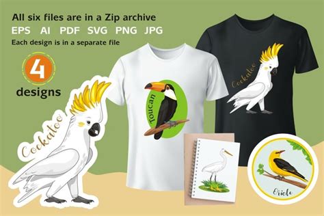 Birds Four Designs