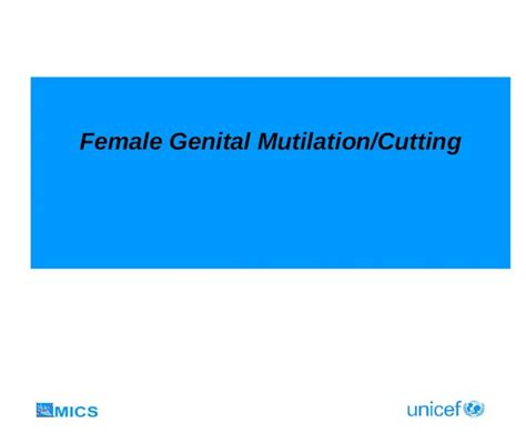 Ppt Female Genital Mutilation Cutting Dokumen Tips