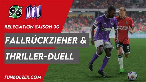 Funbolzer Relegation Hinspiel Saison 30 Hannover 96 VfL Osnabrück