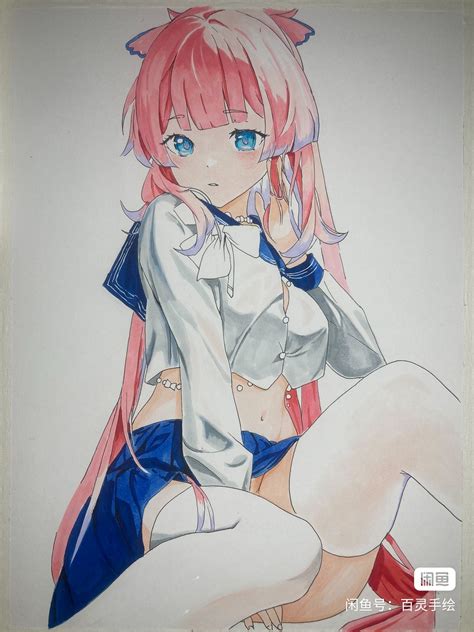 BaiLing S Japanese Anime Girls Hot Sexy Hand Drawing With Marker OWEN S COLLECTIONS