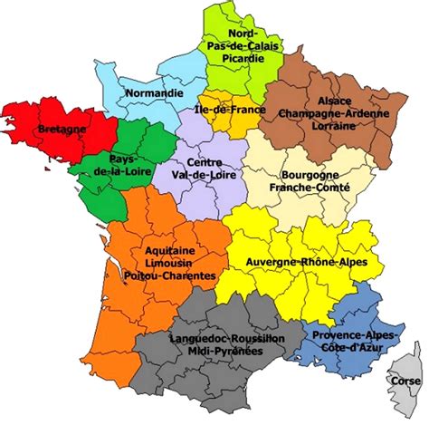carte de france des regions en haute qualite hq
