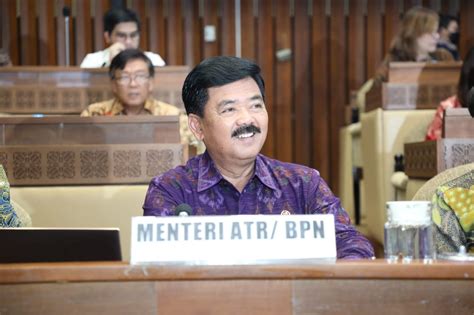 Sinar Pagi Baru Raker Bersama Komisi Ii Dpr Menteri Atr Bpn Sampaikan