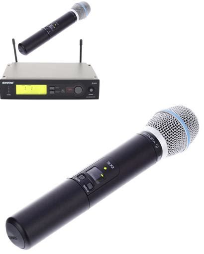 Review Micr Fonos Inal Mbricos Handheld Shure Slx Beta A Set S