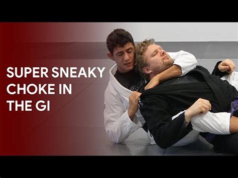 Week Gi Sneaky Rear Naked Choke Youtube