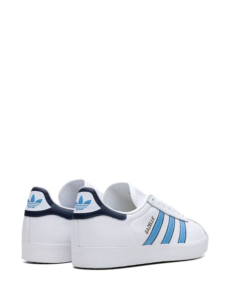 Adidas Gazelle Cloud Whitesemi Blue Burst Sneakers White Farfetch Uk