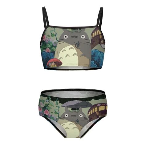 Totoro Girls Bikini Swimsuits Two Piece Beach Bathing Suit Swimwear 8 10Y 130cm Walmart