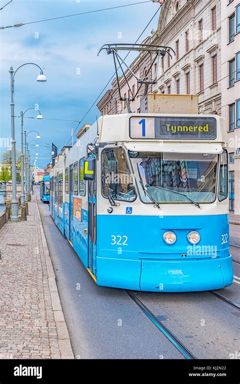 Gothenburg Sweden May 13 2017 One Of The Iconic Trams Of