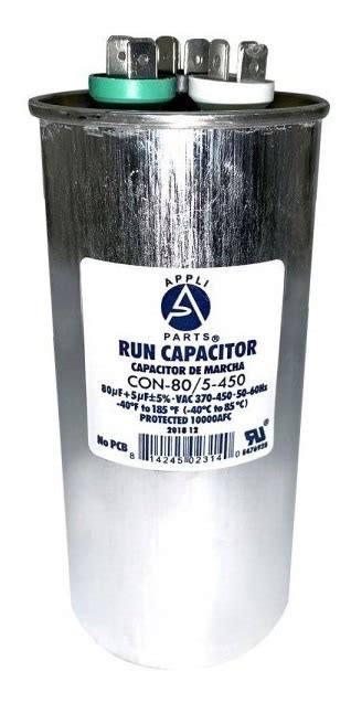 Condensador Capacitor De Marcha Mfd Vac Redondo Mercado