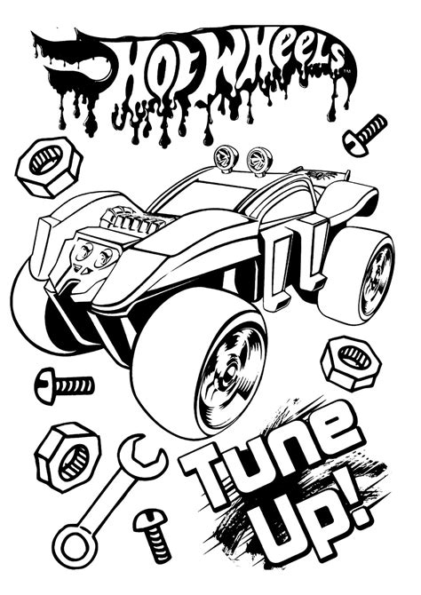 Hot Wheels Kolorowanki Do Druku A Najlepsze Malowanki W PDF