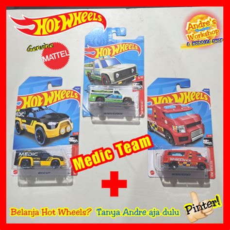 Jual Hotwheels Cars Medic Team Ori Hot Wheels Ambulance Kota Tangerang