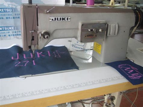 JUKI LZ 271 391 Embroidery Machines Reconditioned Tomsewing