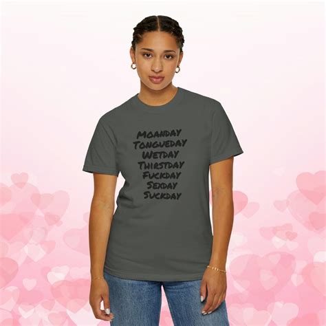 Naughty Shirt Funny Sex Week Comfort Colors Naughty Wife Tshirt Naughty Horny Shirts