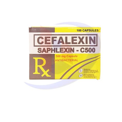 Cefalexin Saphlexin C500 500mg Capsule 100s Bambang Pharmaceutical