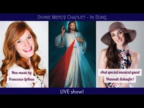 Divine Mercy Chaplet In Song Divine Mercy Chaplet Chaplet Divine Mercy