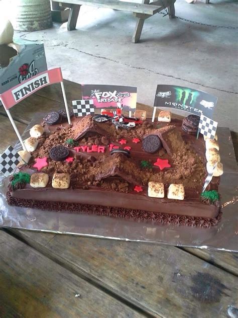 Dirt Bike Track Cake Motocross Cake