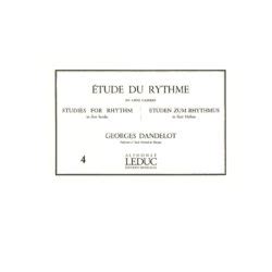 DANDELOT Étude du rythme vol 4 Auvergne Musique