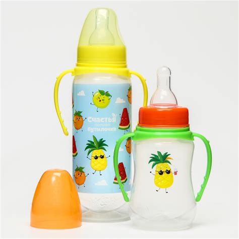 Набор бутылочек для кормления Mum and Baby «Фруктовая тусовка» 150 и ...