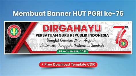 Kumpulan Spanduk Hut Pgri Keren Terbaru Desain Spanduk Keren Images