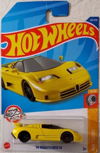 Bugatti Eb Ss Amarillo Hot Wheels Mattel Mercadolibre
