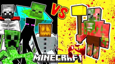 Minecraft Mutant Zombie Pigman Vs Mutant Zombie