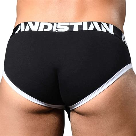 Andrew Christian Slip Almost Naked Fly Tagless Noir Inderwear