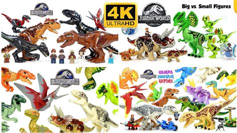 K Jurassic World Compilation Unofficial Lego Sets T Rex Indominus Rex