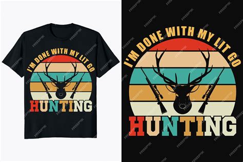 Premium Vector Hunting T Shirt Design