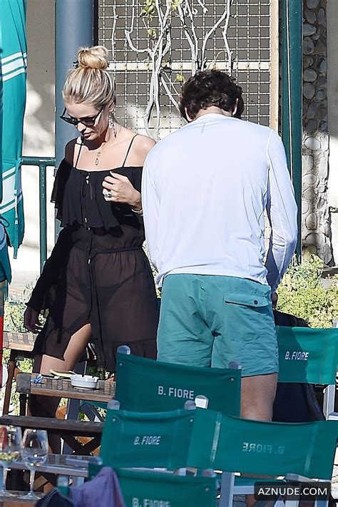 Yasmin Brunet Boob Slip By The Sea In Portofino AZNude