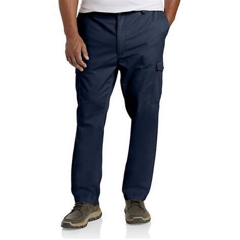 Big And Tall Essentials By Dxl Men S Cargo Pants Navy 44w X 30l