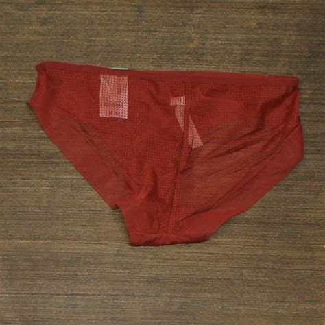 Auden Women S Laser Cut Cheeky Bikini With Mesh Back 00552892 S EBay