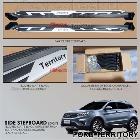 Ford Territory 2021 2023 1st Gen 1 Set Heavy Duty Door Steel Step Board