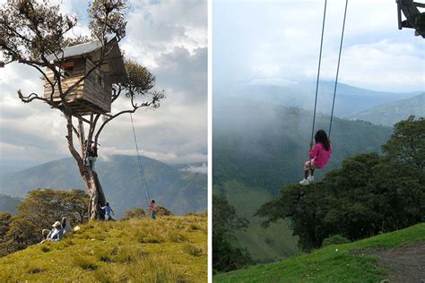 La Casa Del Arbol Tree House In Ecuador Boast A Wild Swing Inhabitat