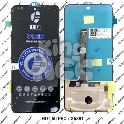 Jual LCD TOUCHSCREEN INFINIX HOT PRO X BLACK ORIGINAL OLED FINGERPRINT Shopee Indonesia