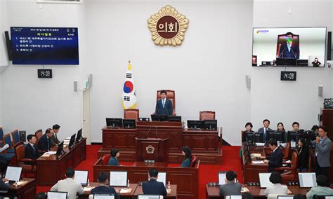 제421회 제주특별자치도의회 임시회 10일 개회