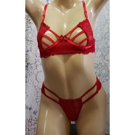 ConjuntoLingerie Sex em Renda Aro Arco Lingerie Océane Shopee Brasil