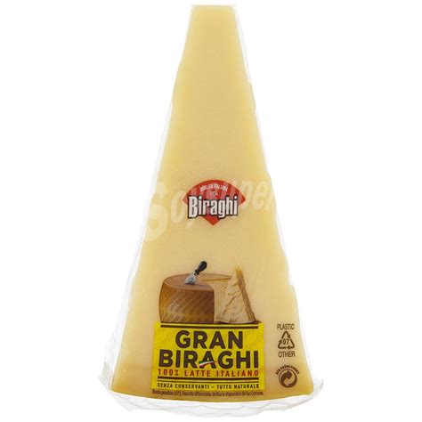 Biraghi Queso de Vaca Curado Italiano Gran Biraghi cuña 400 g