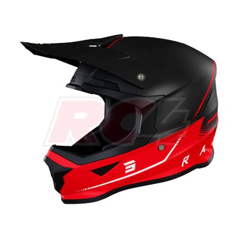 Capacete Shot Furious Raw 3 0 Black Red RC4