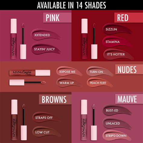 Buy NYX Professional Makeup Lip Lingerie Xxl Matte Liquid Lipstick Online