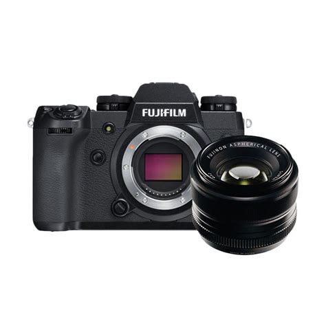 Jual Fujifilm X H1 Kamera Mirrorless Body XF35mm F1 4 Lensa Kamera