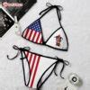 Captain Morgan USA Flag Fourth Of July Bikini Set