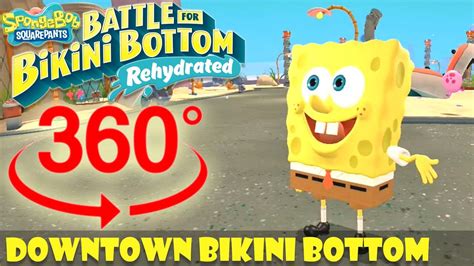 360° Vr Downtown Bikini Bottom Spongebob Squarepants Battle For