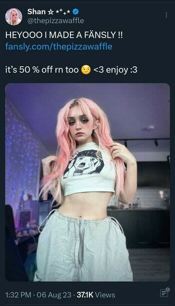 Shan Hadden Thepizzawaffle Nude OnlyFans Page The Fappening Plus