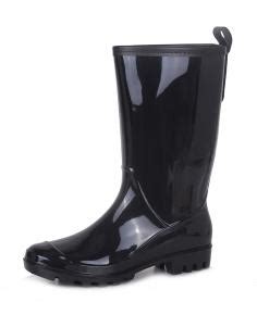 Резиновые сапоги женские FL24SS-05: цвет черный, 6990 ₸, артикул ...