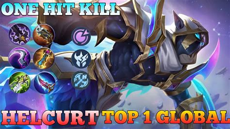 Emblem Build Helcurt Top 1 Global One Hit Kill Mobile Legends