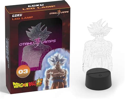 Otaku Lamps Goku Ultra Instinct Dragon Ball Super Anime Lamp Figure