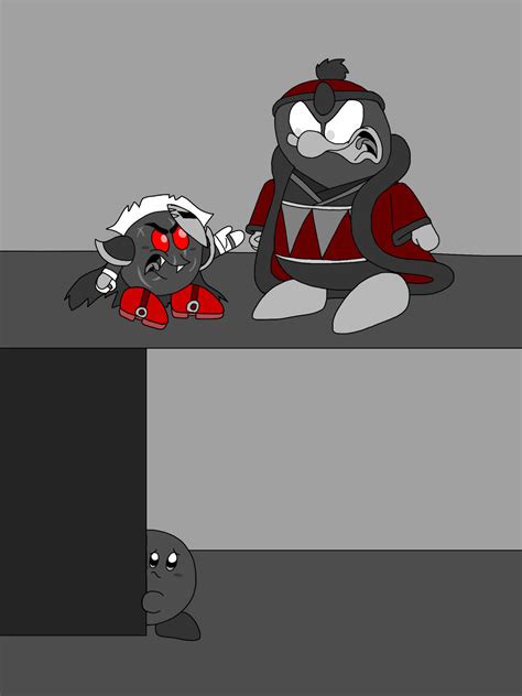 Kirby: Watching them arguing by gameandshowlover on DeviantArt