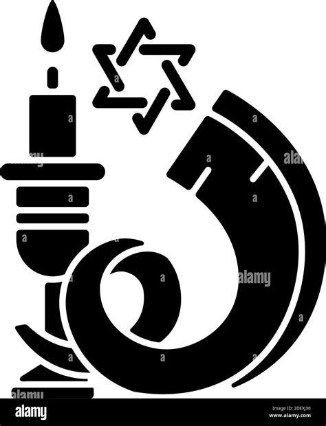Shofar Black Glyph Icon Stock Vector Image And Art Alamy