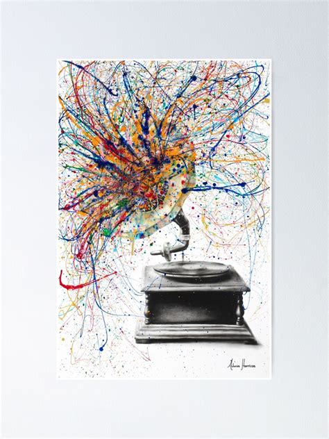 Gramophone Poster For Sale By Ashvinharrison Redbubble