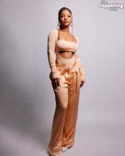 Halle Bailey Sexy Poses Her Hot Mesmerizing Curves In A Captivating Photoshoot For Kca Aznude